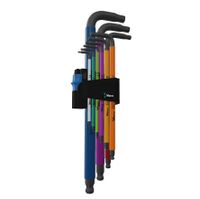 Wera Inbussleutelset 950/9 Hex-Plus Multicolour HF 1 schroevendraaier 9-delig, kleurgecodeerd - thumbnail