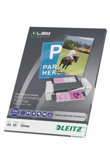 Leitz UDT lamineerhoes ft A3, 500 micron (2 x 250 micron), pak van 25 stuks