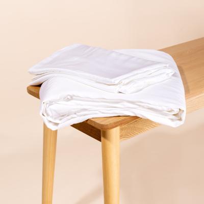 Verzwaringsdeken hoes - 150x200 cm - Wit - Bamboe