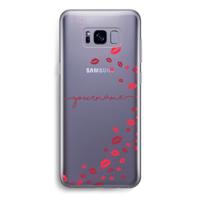 Kusjes: Samsung Galaxy S8 Transparant Hoesje - thumbnail