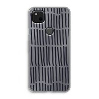 Moroccan stripes: Google Pixel 4a Transparant Hoesje