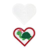 Hama strijkkralen grondplaat hart groot | 5 stuks Hama strijkkralen grondplaat hart groot | 5 stuks