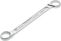 HAZET Dubbele ringsleutel 610N-16X17 · Buitentwaalfkant tractieprofiel · SW 16 x 17 mm