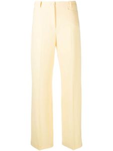 Patrizia Pepe pantalon palazzo à taille haute - Jaune