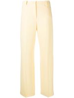 Patrizia Pepe pantalon palazzo à taille haute - Jaune