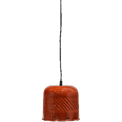 WOOOD Hanglamp 'Arleso' Metaal, kleur Oranje/Bruin