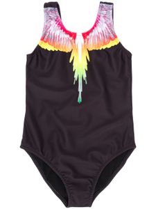 Marcelo Burlon County Of Milan Kids slip de bain à logo - Noir