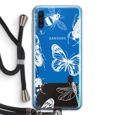 Tiny Bugs: Samsung Galaxy A50 Transparant Hoesje met koord
