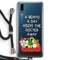 Bento a day: Huawei P20 Transparant Hoesje met koord