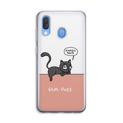 GSM poes: Samsung Galaxy A40 Transparant Hoesje