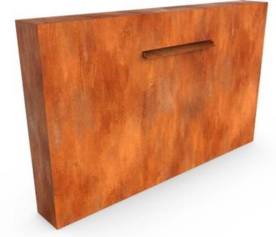 Cascadi Cortenstaal Watervalelement (naast vijver) Lengte: 2000 Breedte: 250 Hoogte: 1200 - Geroba