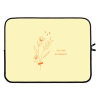 No rain no flowers: Laptop sleeve 15 inch