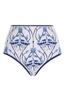 Agua By Agua Bendita bas de bikini Magenta Cometa à imprimé - Blanc