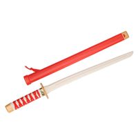 Ninja vechters zwaard verkleed wapen rood 65 cm    - - thumbnail
