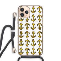 Musketon Anchor: iPhone 11 Pro Transparant Hoesje met koord