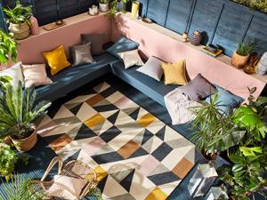 Scion - Nuevo-Blush outdoor 426102 - 200x280 cm Vloerkleed