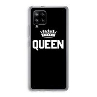 Queen zwart: Samsung Galaxy A42 5G Transparant Hoesje