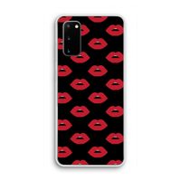 Lips: Samsung Galaxy S20 Transparant Hoesje