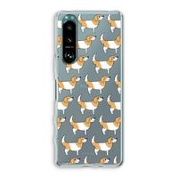 Doggy: Sony Xperia 5 III Transparant Hoesje