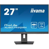 Iiyama ProLite XUB2792QSN-B5 27 Quad HD USB-C IPS Monitor - Zwart