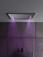 Hotbath Mate M146 inbouw hoofddouche met LED, waterval en spray 50cm chroom - thumbnail