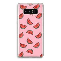 Watermeloen: Samsung Galaxy Note 8 Transparant Hoesje