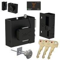 M&C Matrix oplegslot SKG2 - automatisch sluitend met SKG3 cilinder cilinderslot SKG3 - snijsleutel met gehard stalen brug