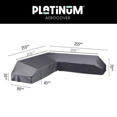 Platinum Aerocover platform loungesethoes 255x255 cm.