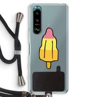 Raketijsje: Sony Xperia 5 III Transparant Hoesje met koord