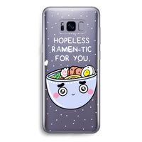 I'm A Hopeless Ramen-Tic For You: Samsung Galaxy S8 Transparant Hoesje