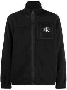 Calvin Klein Jeans veste zippée en polaire - Noir