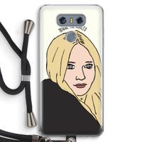 Ashley: LG G6 Transparant Hoesje met koord