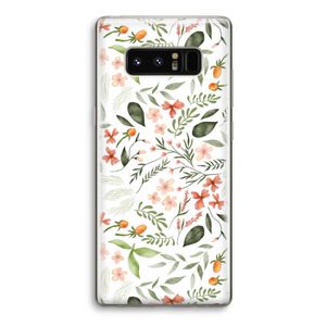 Sweet little flowers: Samsung Galaxy Note 8 Transparant Hoesje