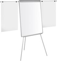 Pergamy magnetisch flipchart met papierklem en 2 uitschuifbare armen ft 107 x 75cm