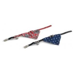 Kattenbandje met doek en bel - Rood