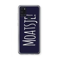 Moatsje!: Samsung Galaxy A21s Transparant Hoesje