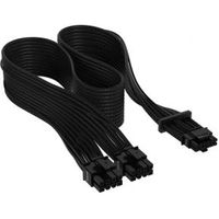 Corsair Premium Individually Sleeved 12+4pin PCIe Gen 5 12VHPWR 600W cable, Type 4, BLACK - thumbnail