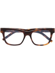 Saint Laurent Eyewear lunettes de vue à monture papillon - Marron