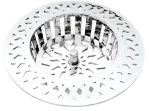 Kirchhoff Haarzeef, chroom 70 mm, voor universeel ventiel - 988060117