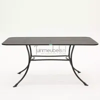 Tuintafel Lichtmetaal Grijs 160x90cm van Sow Shin Europe