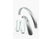 Spatbordset staal 20 zilver atb