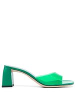 BY FAR sandales Romy à brides transparentes - Vert - thumbnail