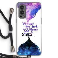 Stars quote: OnePlus Nord 2 5G Transparant Hoesje met koord