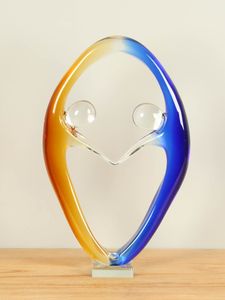 Glassculptuur NZS-1426-v