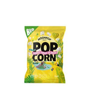 Moonpop Moonpop - Popcorn  Sweet Salty Bio 60 Gram 16 Stuks