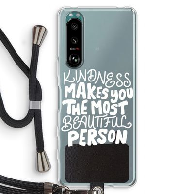 The prettiest: Sony Xperia 5 III Transparant Hoesje met koord