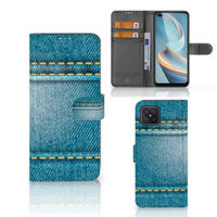 OPPO Reno4 Z Wallet Case met Pasjes Jeans - thumbnail