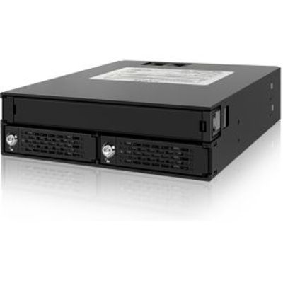 Icy Dock MB994IKO-3SB 2x2,5 SATA behuizing + Slim ODD tray backplane voor externe 5,25 met slot