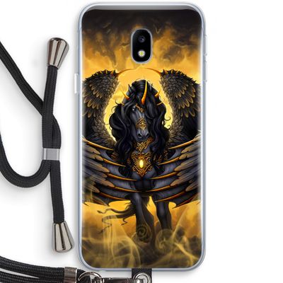 Pegasus: Samsung Galaxy J3 (2017) Transparant Hoesje met koord