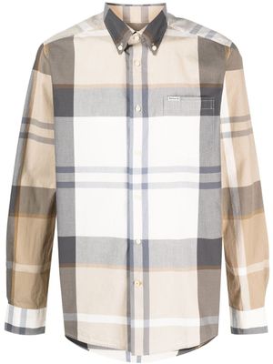 Barbour chemise en coton à carreaux - Tons neutres